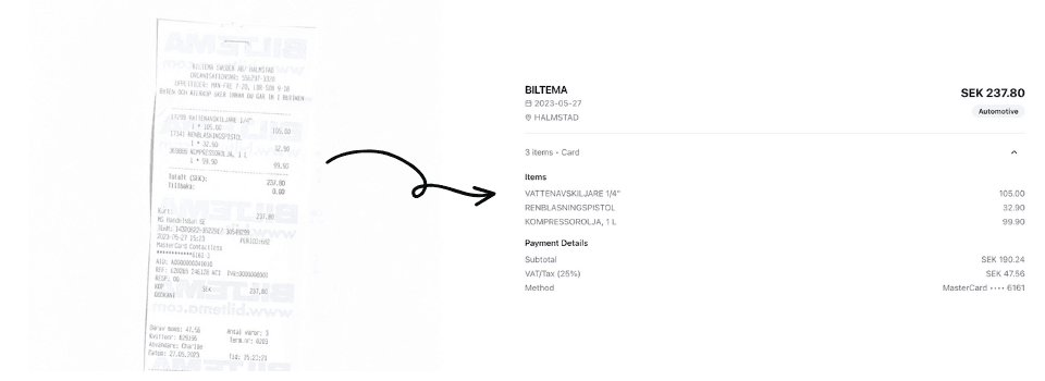 ReceiptFlow - Turn receipt chaos into organized files